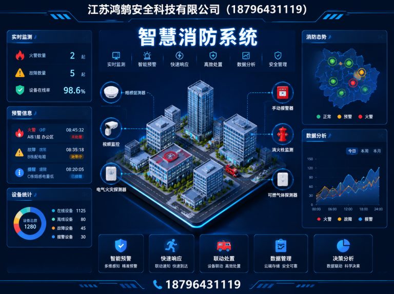 厦门消防通信指挥展示图